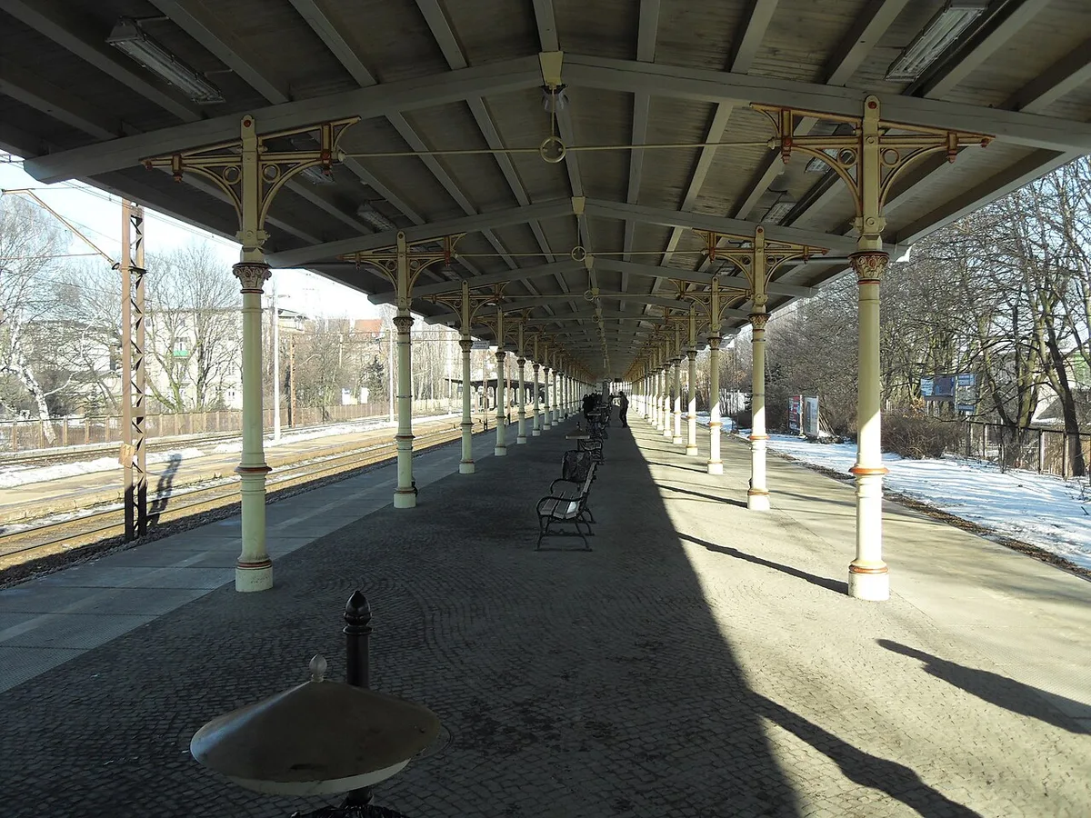 Getting to Sopot transport SKM train 2