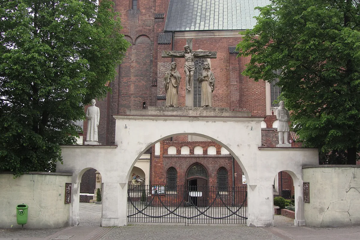Oppeln Kathedrale Eingangsportal Opole Katedra — 1