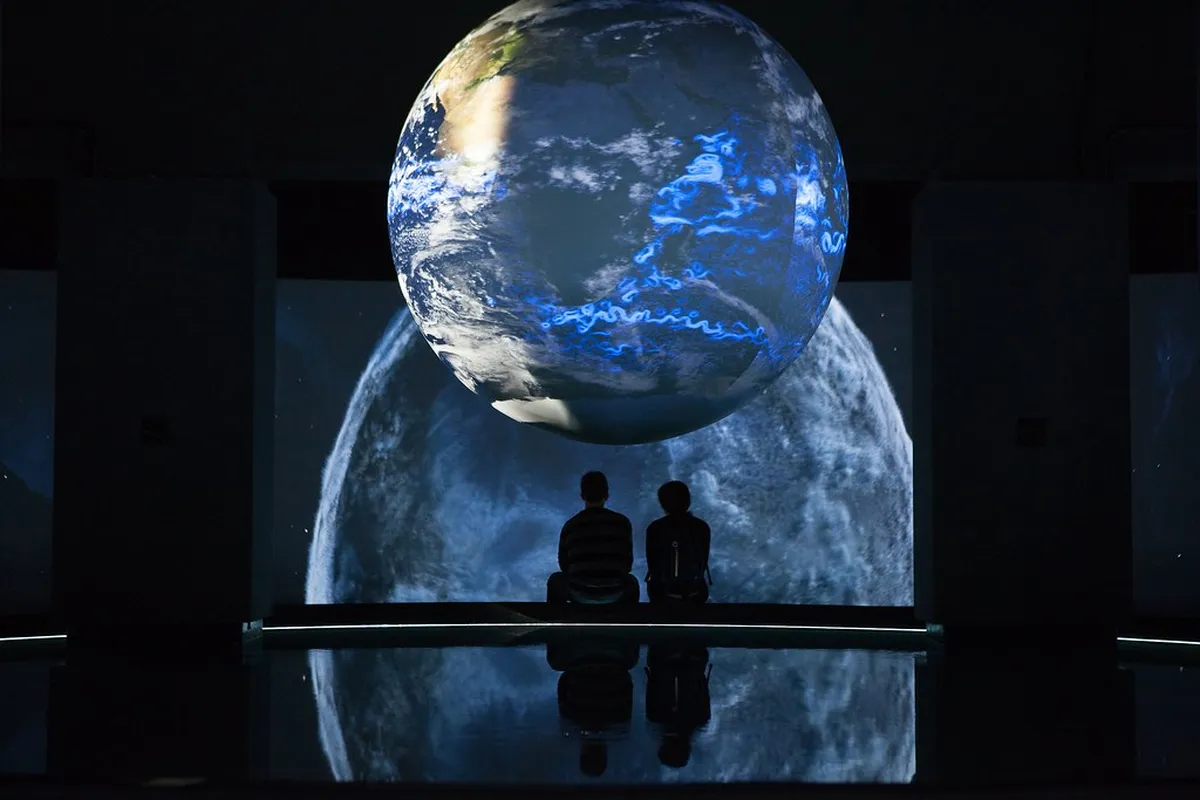 Multimedia water exhibition inside Hydropolis, Wrocław's underground science centre