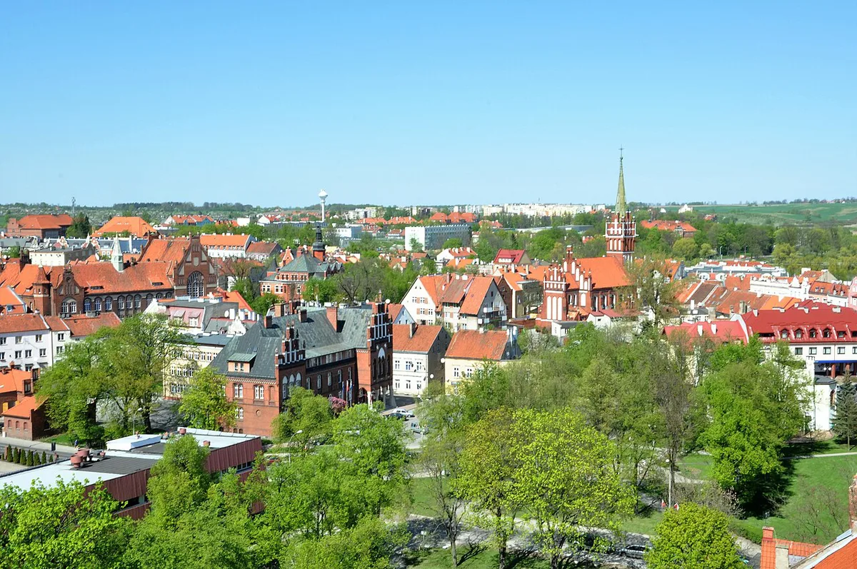 Kętrzyn view from St. George's Basilica 01 — 1